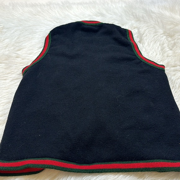 Vintage Santa in his Sleigh Ugly Christmas Sweater Size Small - Picture 6 of 8